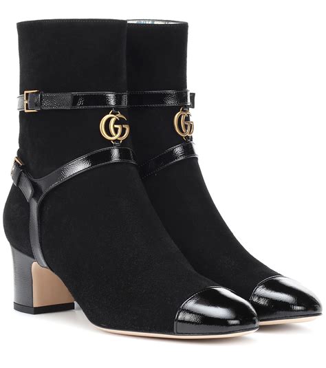 gucci black suede boots women|Gucci waterproof boots.